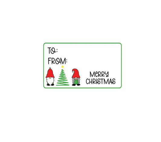 Christmas Present Name Labels!! Christmas Present Stickers!! Present Labels!! Merry Christmas!! Happy Holidays!! Seasons Greetings!! Stickers!! Merry Christmas Gnome with Tree Sticker Label!!! Merry Christmas Present Label!! Snowman Present Label!!