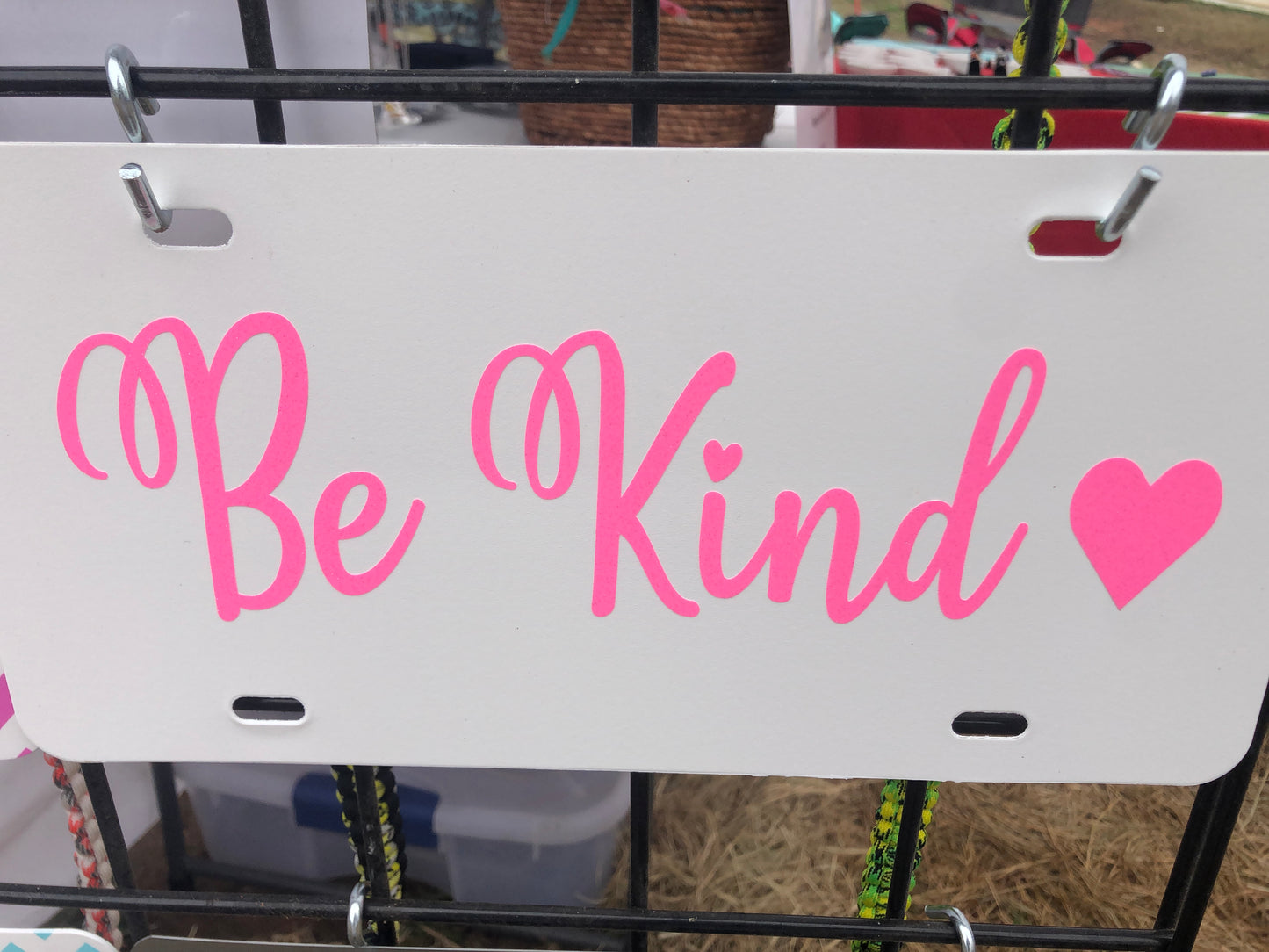 Be Kind Front License Plate