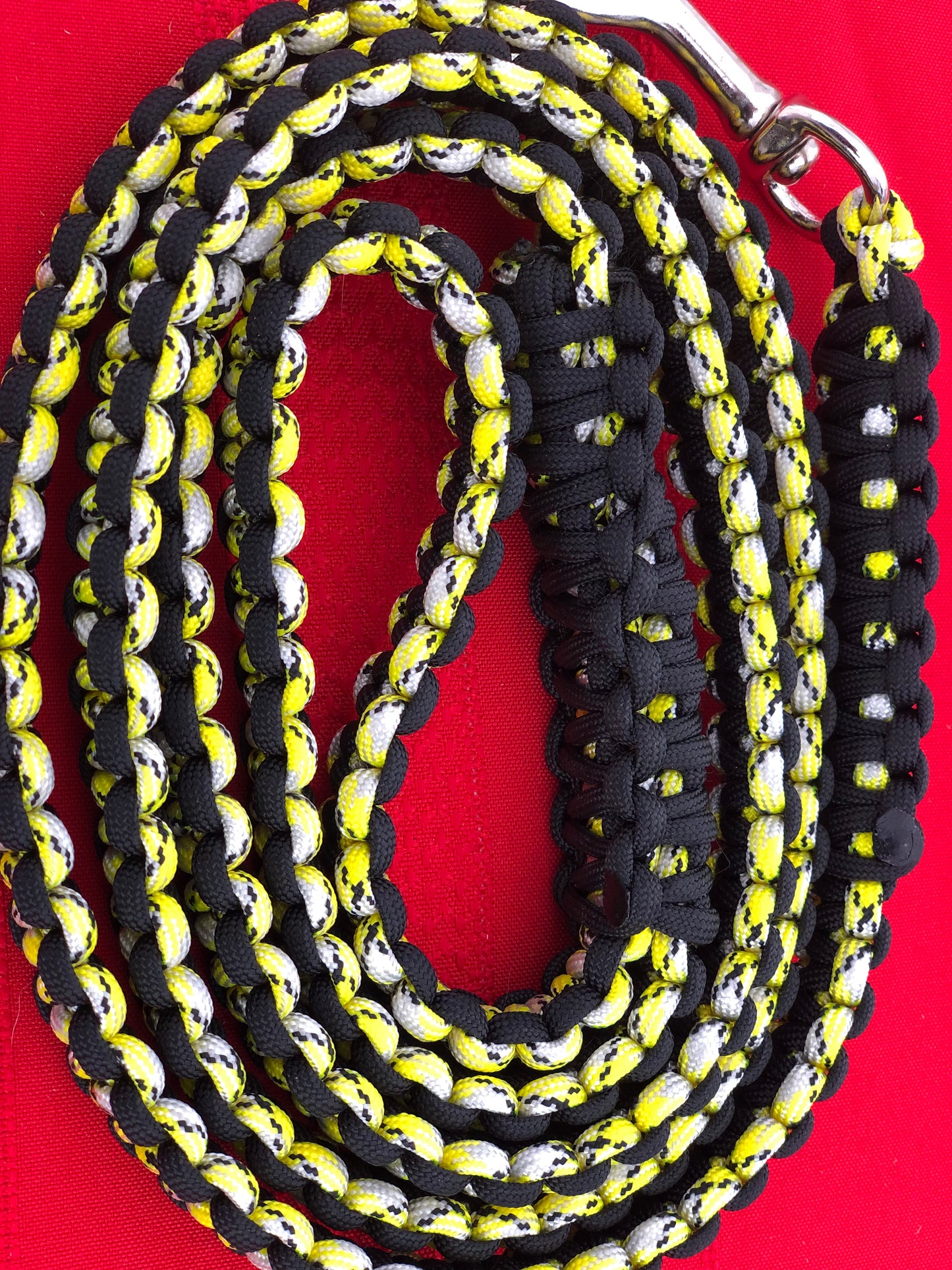 4FT Paracord Dog Leash: Infectious and Solid Black