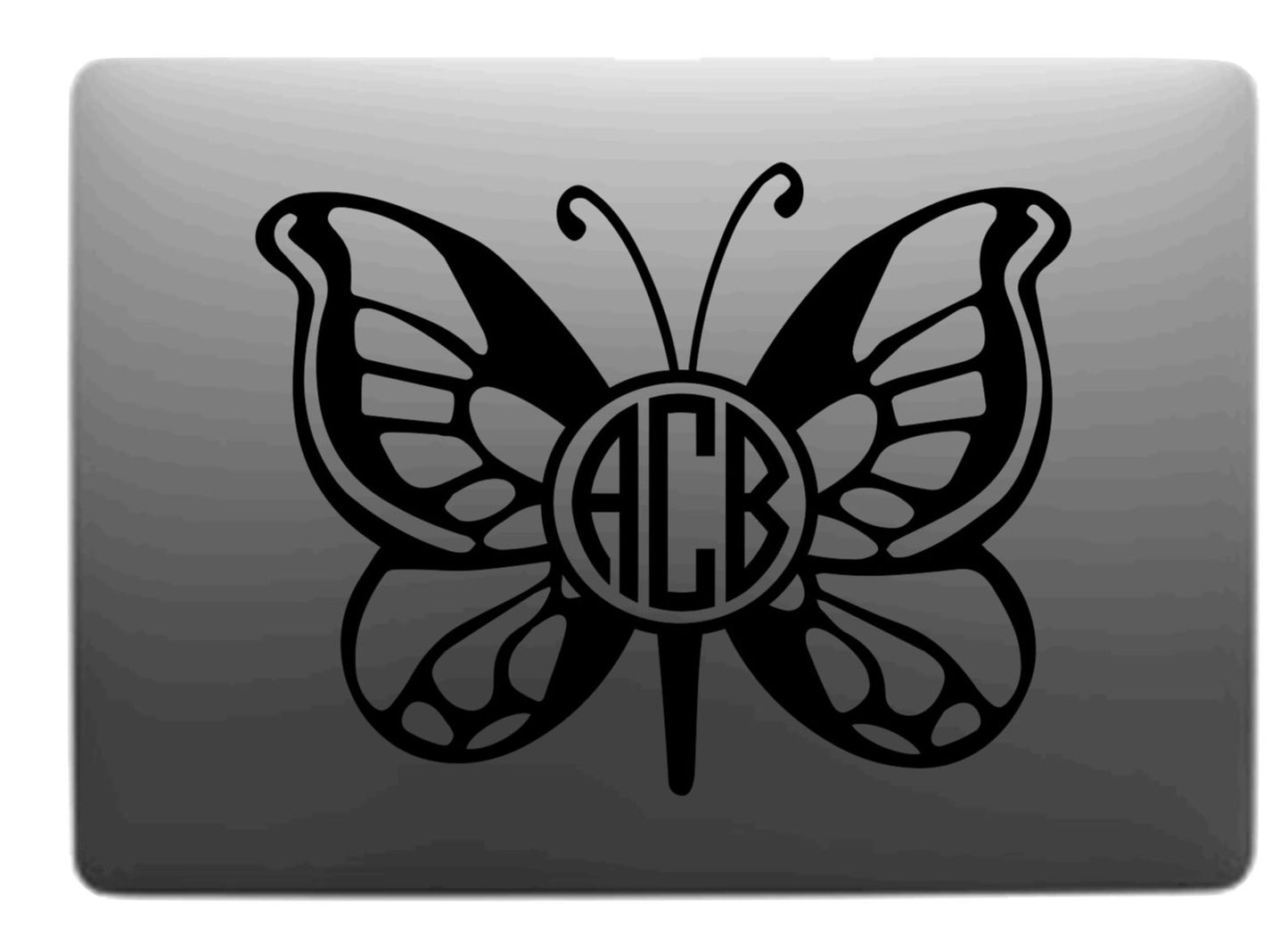 Butterfly Monogram Vinyl Decals!! Personalize Everything With Your Monogram!! Vinyl!! Decals!! Multiple Sizes!!