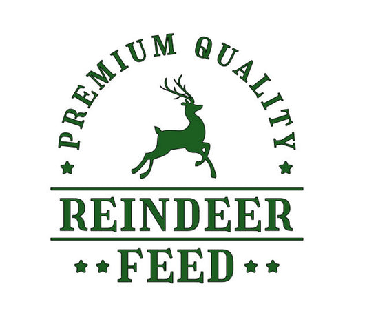 Reindeer Feed Vinyl Decal!! Christmas Decal!! Holiday Decals!! Custom Vinyl Decals!! Vinyl!! Decals!! Multiple Sizes!!