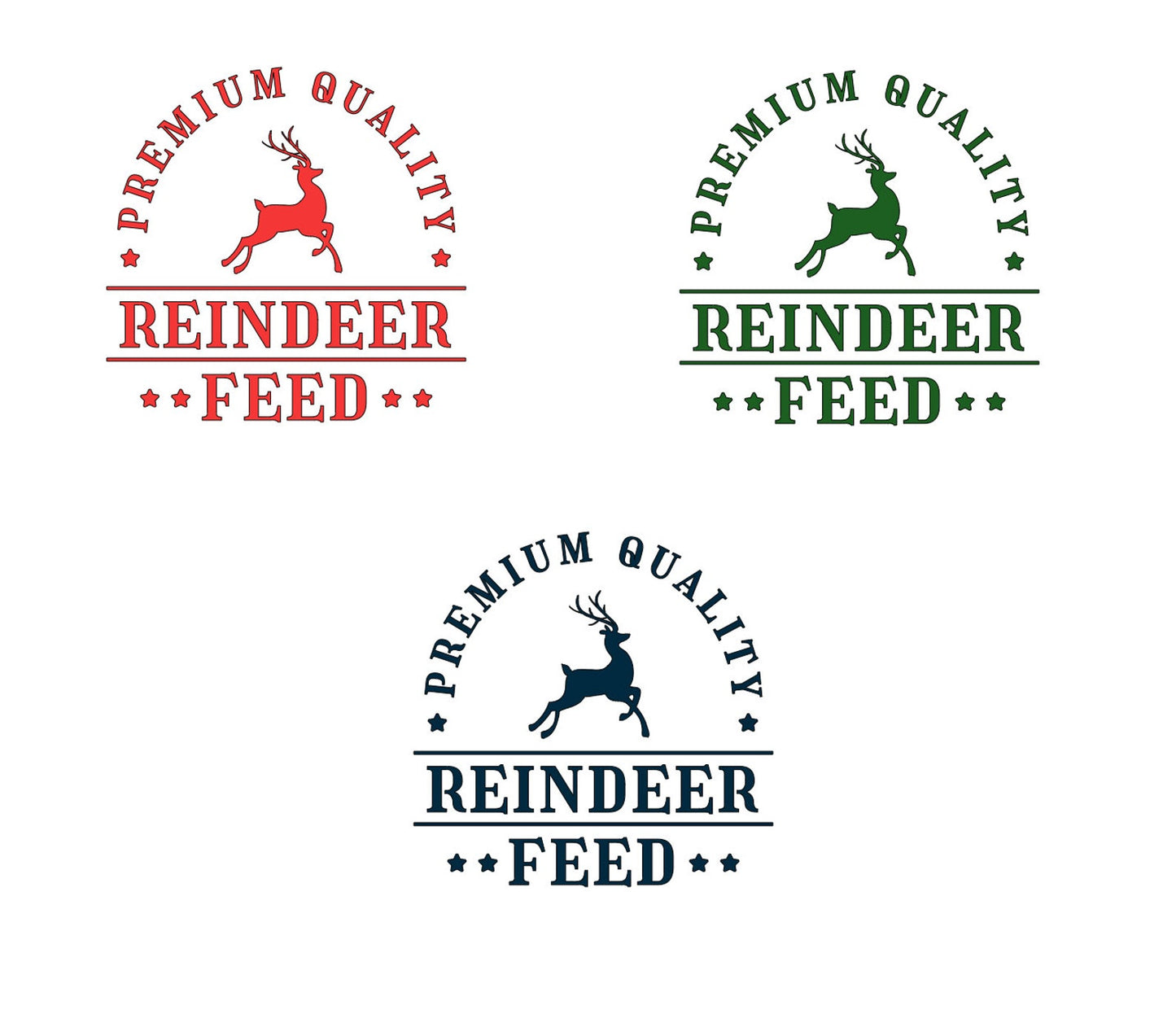 Reindeer Feed Vinyl Decal!! Christmas Decal!! Holiday Decals!! Custom Vinyl Decals!! Vinyl!! Decals!! Multiple Sizes!!